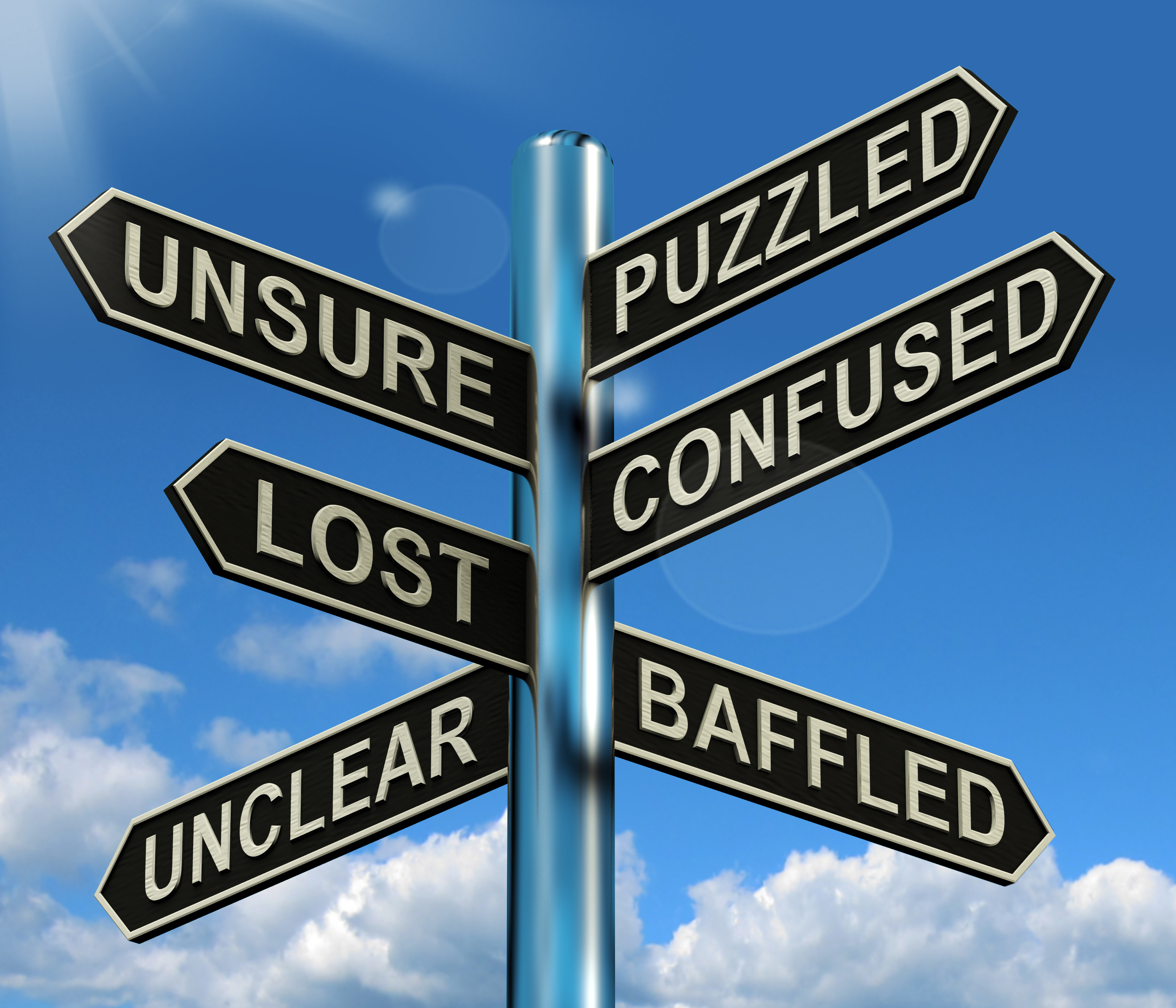 I DO! tip #7 Confusion = Not Right Now